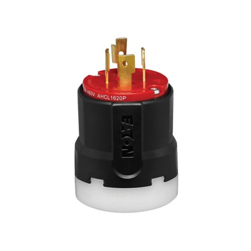 AHCL1620P - CCL Plug 20A 480V 3PH 3P4W-RD&amp;BK